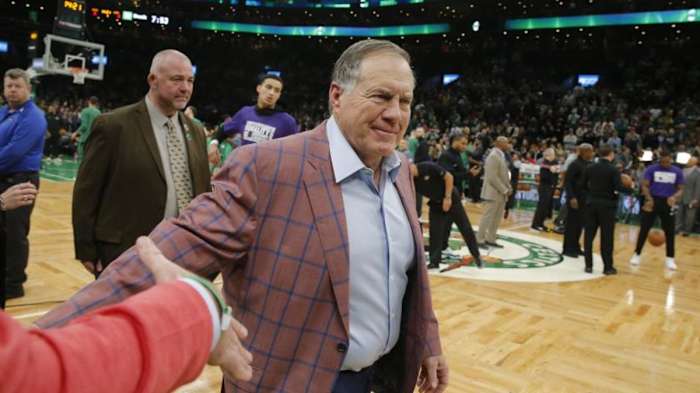 Patriots - Belichick TD Garden